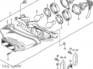 TAIL LAMP - GSXR600Z 2003 (K3) USA (E03)