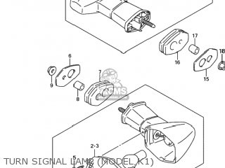 TURN SIGNAL LAMP (MODEL K1) - GSXR600Z 2003 (K3) USA (E03)