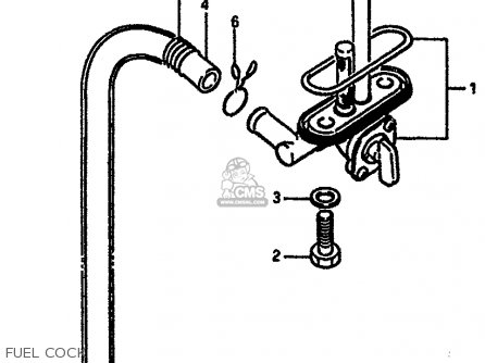 FUEL COCK - GSXR750 1985 (F) (E01 2 4 6 15 16 17 18 21 22 24 25 34 39 53)