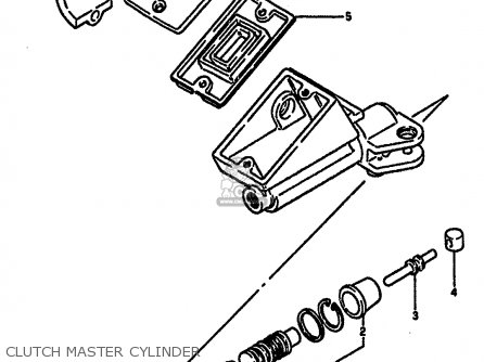 CLUTCH MASTER CYLINDER - GSXR750 1986 (G) (E01 E02 E04 E15 16 17 18 21 22 24 25 34 39 53)