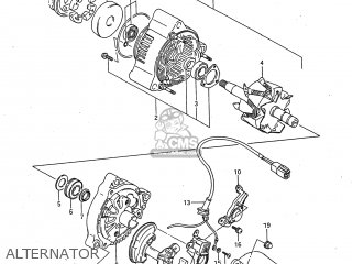 ALTERNATOR - GSXR750 1986 (G) USA (E03)