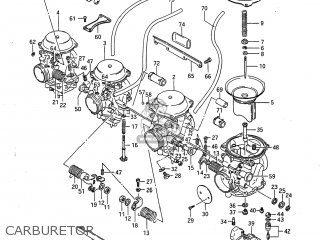 CARBURETOR - GSXR750 1986 (G) USA (E03)