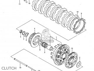 CLUTCH - GSXR750 1986 (G) USA (E03)