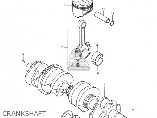 CRANKSHAFT - GSXR750 1986 (G) USA (E03)