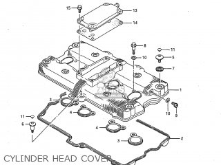 CYLINDER HEAD COVER - GSXR750 1986 (G) USA (E03)