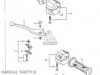 HANDLE SWITCH - GSXR750 1986 (G) USA (E03)