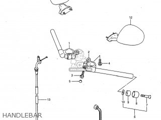 HANDLEBAR - GSXR750 1986 (G) USA (E03)