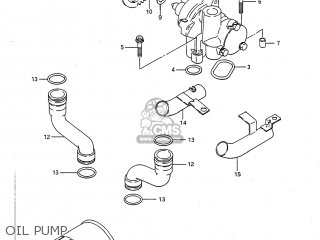 OIL PUMP - GSXR750 1986 (G) USA (E03)