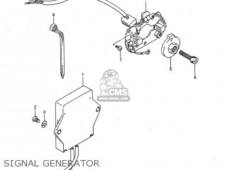 SIGNAL GENERATOR - GSXR750 1986 (G) USA (E03)