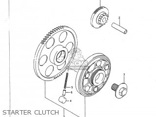 STARTER CLUTCH - GSXR750 1986 (G) USA (E03)