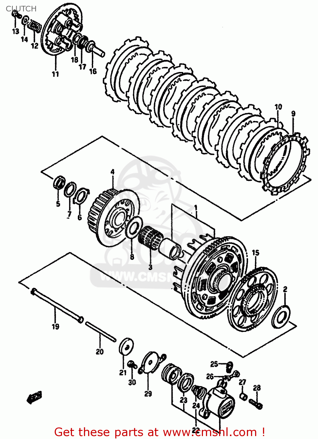 Suzuki GSXR750 1987 (H) (E01 E02 04 06 15 16 17 18 21 22 24 25 34 39 53 ...