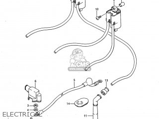 Suzuki GSXR750 1987 (H) USA (E03) parts lists and schematics