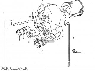 AIR CLEANER - GSXR750 1987 (H) USA (E03)