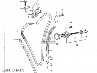 CAM CHAIN - GSXR750 1987 (H) USA (E03)