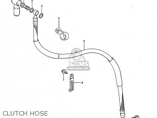 CLUTCH HOSE - GSXR750 1987 (H) USA (E03)