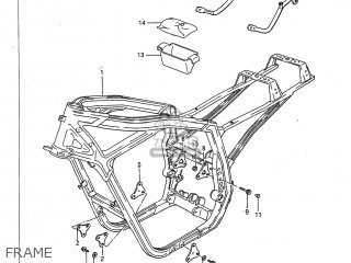 FRAME - GSXR750 1987 (H) USA (E03)