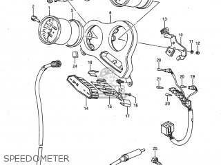 SPEEDOMETER - GSXR750 1987 (H) USA (E03)