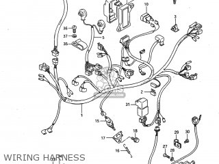 WIRING HARNESS - GSXR750 1987 (H) USA (E03)