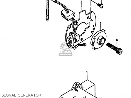 SIGNAL GENERATOR - GSXR750 1988 (J) (E04 E15 E18 E25 E34 E75 E76 E79)