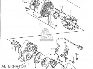 ALTERNATOR - GSXR750 1988 (J) USA (E03)
