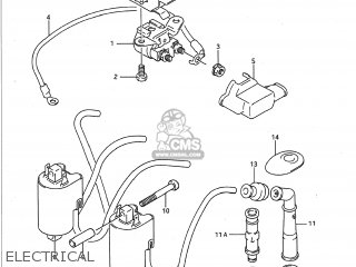 ELECTRICAL - GSXR750 1988 (J) USA (E03)