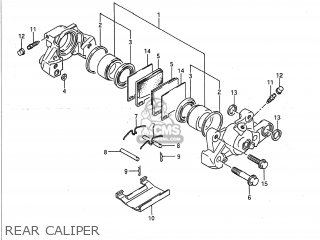 REAR CALIPER - GSXR750 1988 (J) USA (E03)