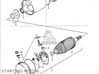 STARTING MOTOR - GSXR750 1988 (J) USA (E03)