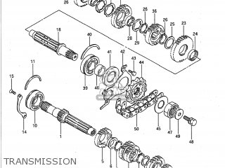 TRANSMISSION - GSXR750 1988 (J) USA (E03)