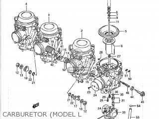 CARBURETOR (MODEL L - GSXR750 1989 (K) USA (E03)