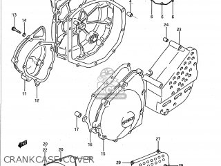 CRANKCASE COVER - GSXR750 1989 (K) USA (E03)
