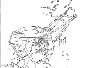 FRAME - GSXR750 1989 (K) USA (E03)