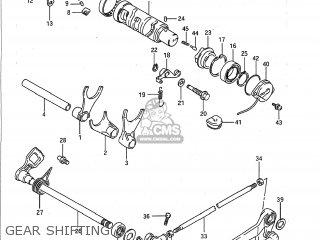 GEAR SHIFTING - GSXR750 1989 (K) USA (E03)