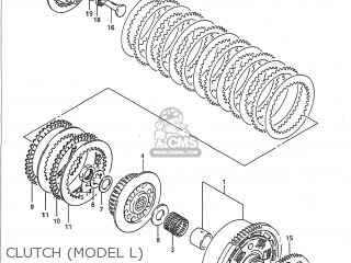 CLUTCH (MODEL L) - GSXR750 1990 (L) USA (E03)