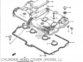 CYLINDER HEAD COVER (MODEL L) - GSXR750 1990 (L) USA (E03)