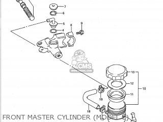 FRONT MASTER CYLINDER (MODEL L) - GSXR750 1990 (L) USA (E03)