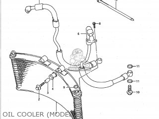 OIL COOLER (MODEL L) - GSXR750 1990 (L) USA (E03)