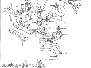SECOND AIR (MODEL L - GSXR750 1990 (L) USA (E03)