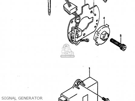 SIGNAL GENERATOR - GSXR750 1991 (M) (E01 E02 E04 E15 16 17 18 21 22 24 25 34 39 53)