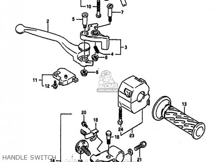 HANDLE SWITCH - GSXR750 1991 (M) (E01 E02 E04 E15 16 17 18 21 22 24 25 34 39 53)
