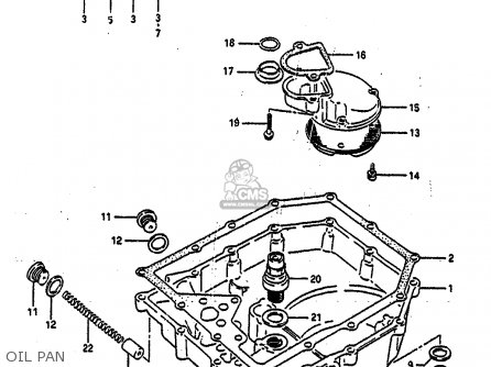 OIL PAN - GSXR750 1991 (M) (E01 E02 E04 E15 16 17 18 21 22 24 25 34 39 53)