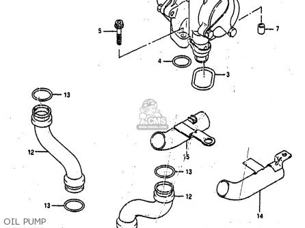 OIL PUMP - GSXR750 1991 (M) (E01 E02 E04 E15 16 17 18 21 22 24 25 34 39 53)