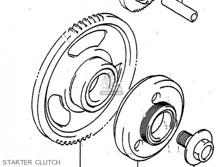 STARTER CLUTCH - GSXR750 1991 (M) (E01 E02 E04 E15 16 17 18 21 22 24 25 34 39 53)