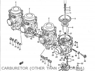 Suzuki GSXR750 1991 (M) USA (E03) parts lists and schematics