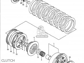 CLUTCH - GSXR750 1991 (M) USA (E03)