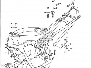 FRAME - GSXR750 1991 (M) USA (E03)