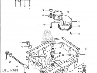 OIL PAN - GSXR750 1991 (M) USA (E03)
