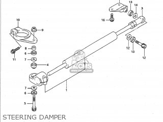 STEERING DAMPER - GSXR750 1991 (M) USA (E03)
