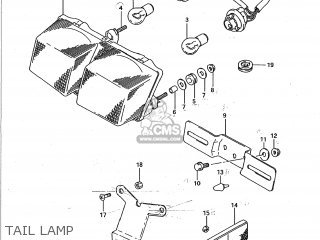 TAIL LAMP - GSXR750 1991 (M) USA (E03)