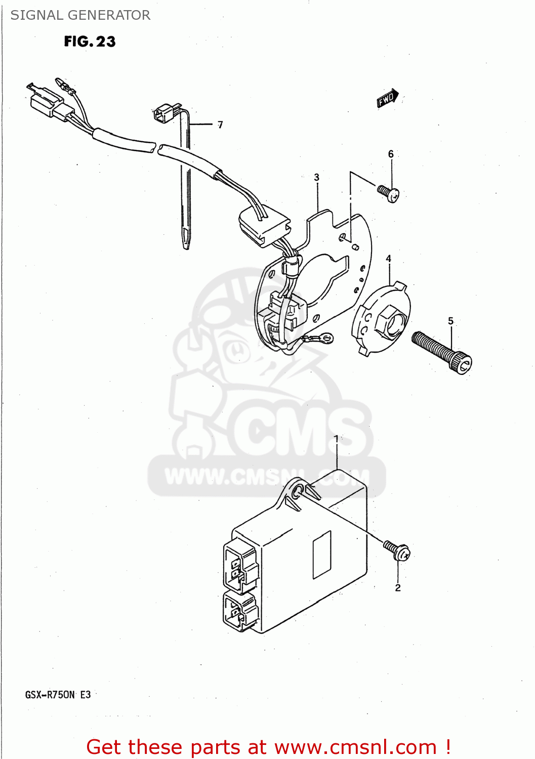 SIGNAL GENERATOR GSXR750 1992 (N) USA (E03)