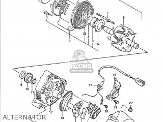 ALTERNATOR - GSXR750 1992 (N) USA (E03)